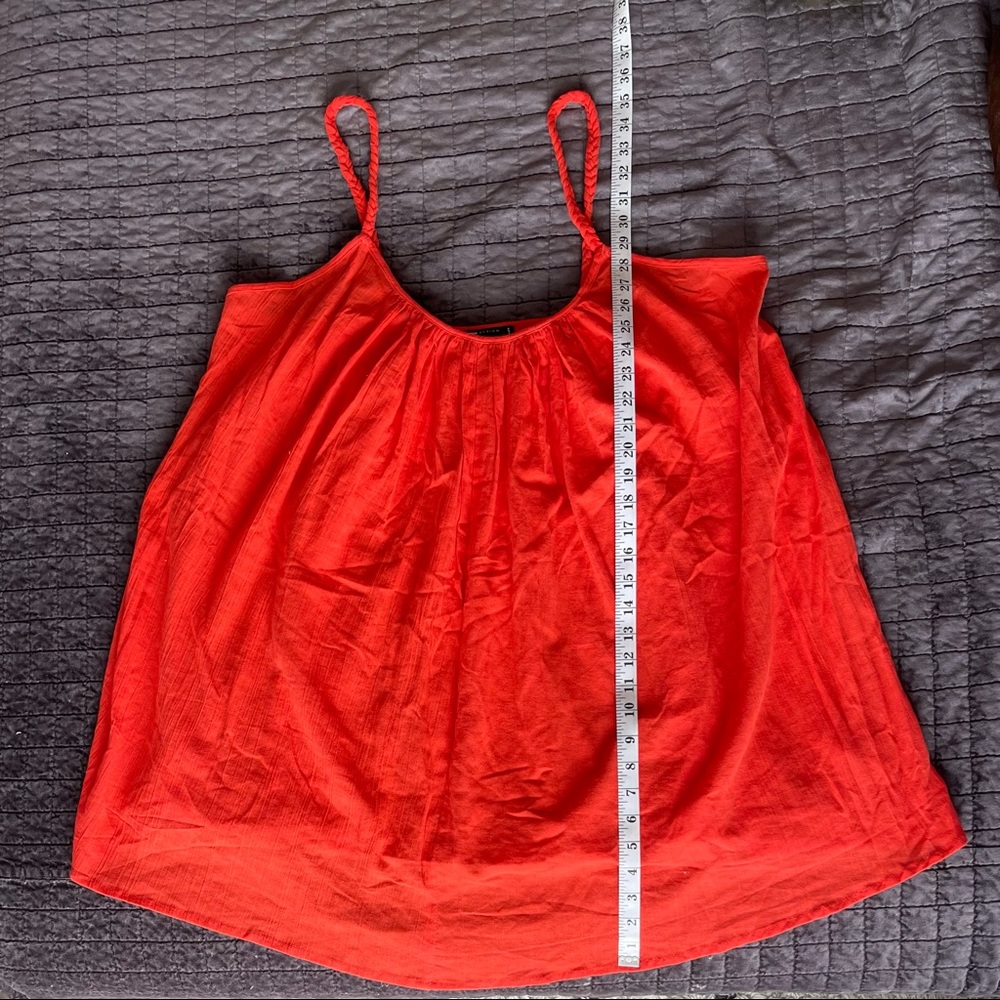 ASOS DESIGN Bright Red-Orange Sun Dress/Coverup